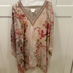 Camilla silk dress/coverup